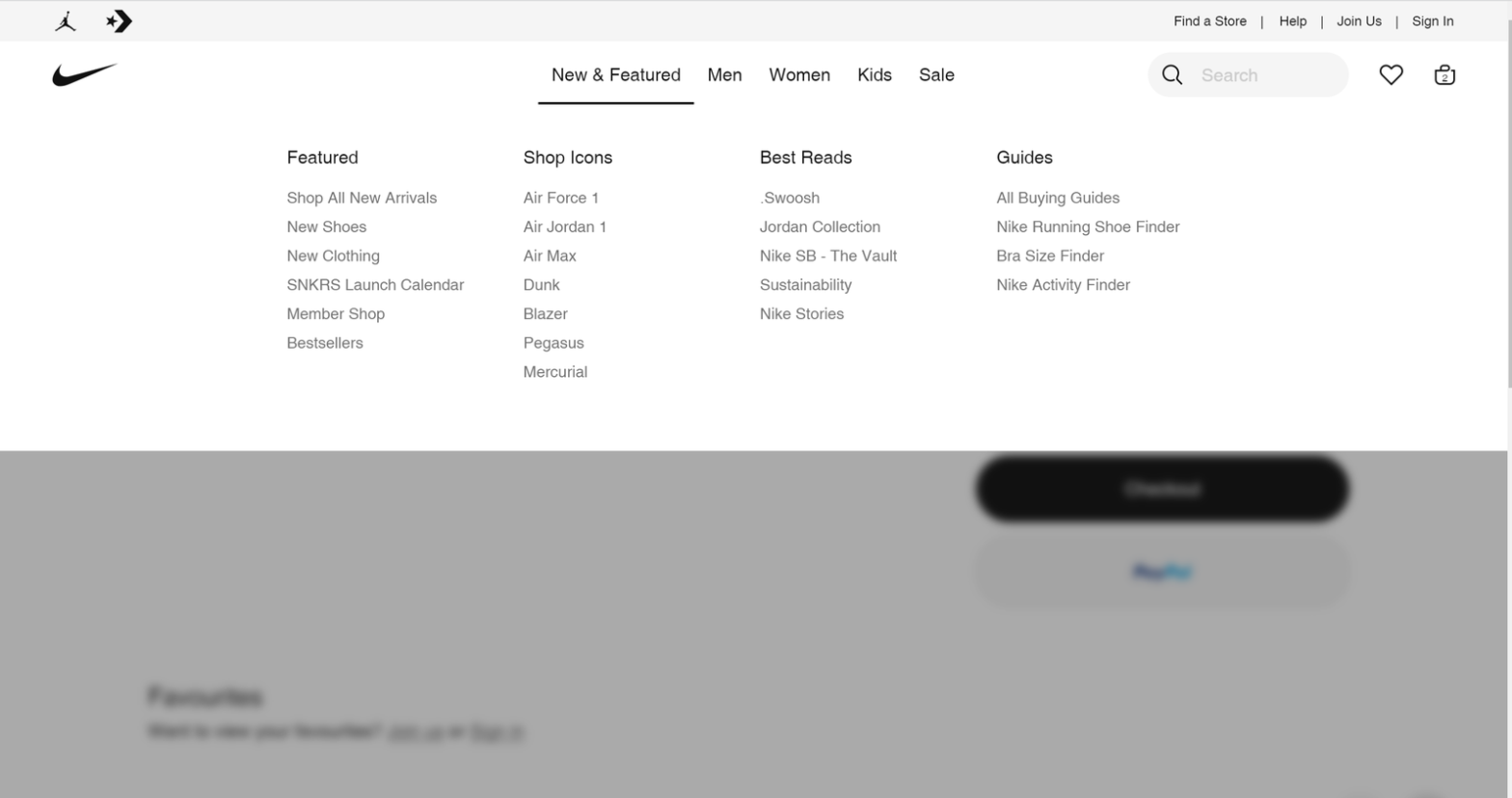 Navigation Menu